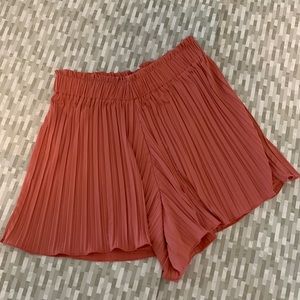Loft pleated shorts
